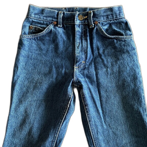 Vintage Lee Dark Wash Jeans Boys' 27x28 - Picture 2 of 10